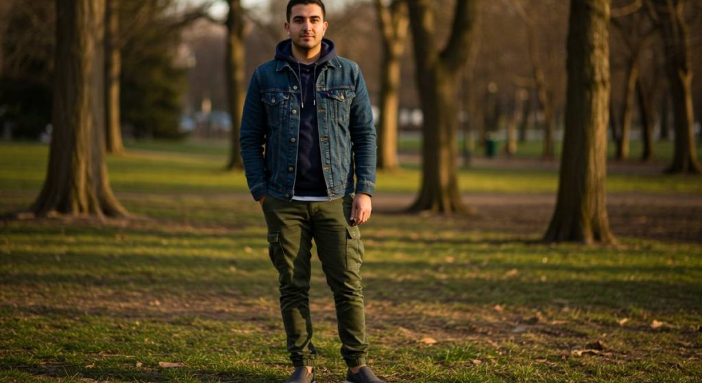 جاكيت-الجينز-والهودي-1024x559 الطقس متقلب؟ دليل الشباب لأناقة لا تتأثر